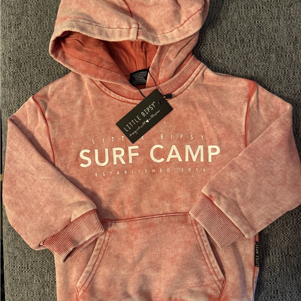 Little Bipsy Surf Camp Hoodie - Coral